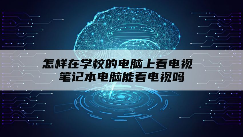 怎样在学校的电脑上看电视 笔记本电脑能看电视吗